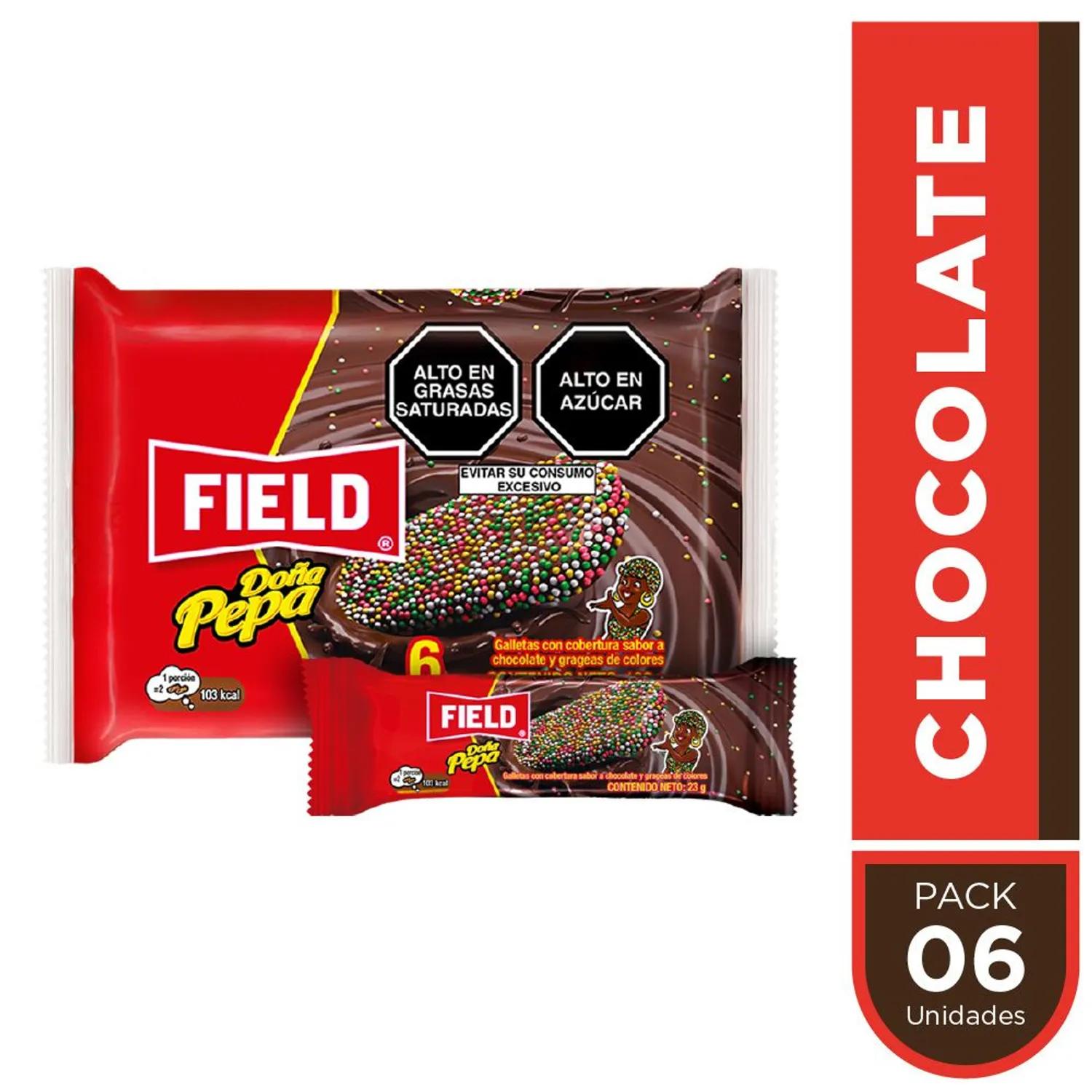 Galleta Field Doña Pepa Sixpack 138 g